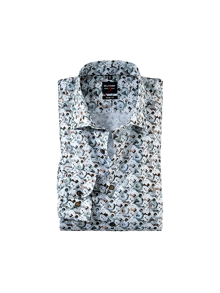OLYMP LEVEL FIVE Hemd Slim Fit  blau | 38
